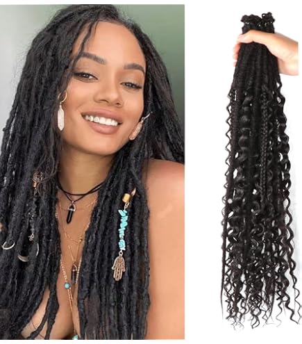 Extensions Dreadlocks Synthétiques Courtes DreadLab - Paquet De 10 - 25cm - Neuf Avec étiquettes