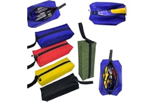 HUNTERBEE più piccoli viti unghia attrezzo organizzatore multiuso/Tasche fermeture éclair utilità impermeabile tela marsupio/vuota heavy duty resistente Borsa cacciaviti