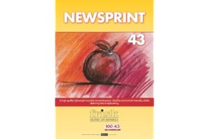 Frisk Blocco Giornale A4, Carta, Bianco, 30 x 22 x 1 cm