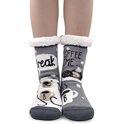 Chaussettes Chat Femme: Hiver Fantaisie Drôle Chaude Thermique - Idée Cadeau Noël Original Utile