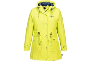 SCHIETWETTER Damen Regenjacke Silbersäbel Gerti, Friesennerz, Regenparka, PU-Jacke, Übergangsjacke verschweißte Nähte, Winddicht und modisch