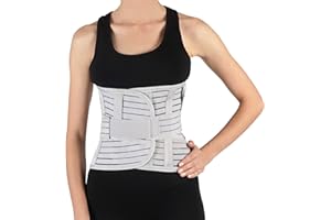 SOLES SOLES30 - Tutore lombare per la schiena, supporto lombare, busto traspirante e regolabile, unisex, riduce il mal di schiena, supporta la forza del tronco, design confortevole