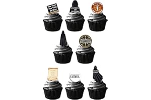 Top That 25 Stand Up Traitors Faithful Game Themed Edible Wafer Paper Cake Toppers Decorations