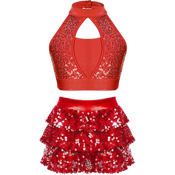 dance crop top and shorts