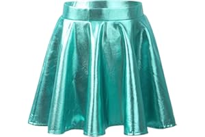 YiZYiF Gonna da Danza Moderna Pattinaggio Artistico Bambina Vita Elastica Gonna da Balletto Danze del Ventre Vita Elastica Vestito da Latino Jazz Performance Dancewear