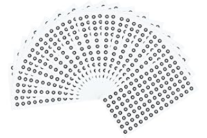 sourcing map 2400 Pcs 3D Scanner Markers 3mm High Reflective 3D Scanning Dots 3D Tracking Dots Reference Point 3D Target Diffuse Reflection Markers for Laser 3D Scanners(3x6mm)