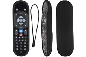 YIBICHIN Custodia Protettiva in Silicone per Sky Q 2020 Telecomando Vocale Bluetooth EC201 / EC202, Adatta SOLO per Sky Q, Durevole, Antiurto, Lavabile (Nero)