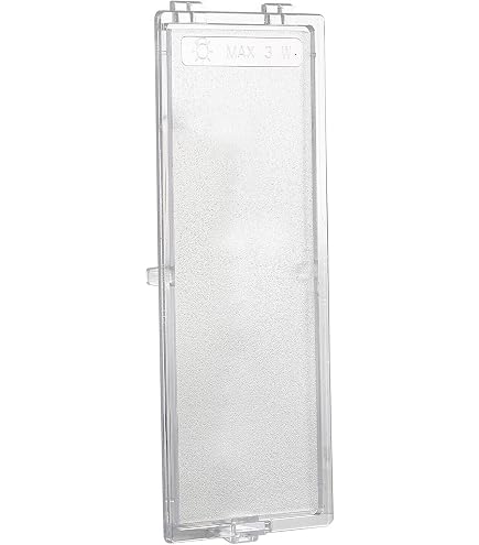 DL-pro 2er-Set Lampenabdeckung Für Bosch Siemens Dunstabzugshauben – Transparent, 175x60mm, Ersatz Für 264984 & 00264984