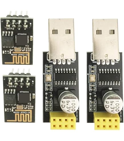 5 Moduli WiFi ESP8266 ESP-01 - Per Arduino E Progetti IoT, Con Connessione Seriale - Foto 3