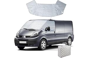 JOJOCY Copertura per parabrezza per Vivaro 2001-2014, Opel Vivaro, Renault Trafic, Nissan Primastar, protezione solare per parabrezza anteriore