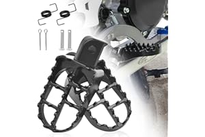 ‎WAI DANIE Wai Danie Fußraste Fußrasten Pedale Kompatibel mit Yamaha Honda PW50 PW80 TW200 XR50R CRF50 CRF70 CRF80 CRF100F Bt200x mini trail YZ125 YZ250 YZ490 YZ80 TTR 50E 90E KLX110 KLR650 Pit bike Dirt bikes