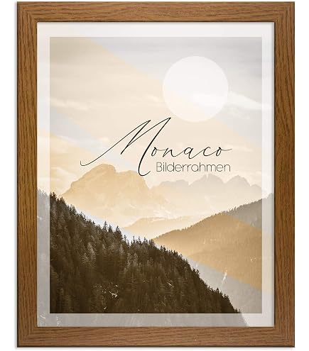 Cadre Photo En Bois Massif Sur Mesure NiRa - Format Jusqu'à 90x120 Cm, Vitre Acrylique Antireflet, Fabrication Allemagne - 5
