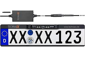 Technaxx Système de caméra de recul WiFi pour Apple iPhone/iPad Android, Wi-FI Vision Nocturne jusqu'à 4 m Noir