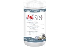 ALICE'S GARDEN HTH Desinfektionstabletten mit Aktivsauerstoff, Aufbereitung und Unterhalt von Whirlpool-Wasser