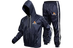 NORTH EDGE Heavy Duty Sauna Sweat Track Suit Weight loss Slimming Boxing Fat Sauna Suit