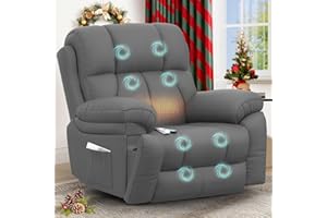 YONISEE Lift Chair Recliners for Elderly, Recliner Chair with Massage & Heat, Extended Footrest, Oversized Recliners Armchair Lounge Sofa with Type C+USB Ports, Hidden Drink Holders, Dual Side Pockets