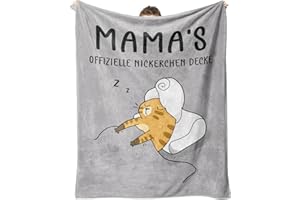 ‎JURATAR Juratar Geschenke für Mama Weihnachten– Lustige Kuscheldecke für Mama in besonders weicher Qualität – Muttertagsgeschenk, Geburtstagsgeschenk für Mama 157 × 132 cm