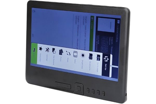 RongM Liseuse Noire, 16: 9 TFT-LCD avec éCran Couleur 7 Pouces e-Reader en EPUB, PDF à TXT 4 Go