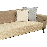 Latuda Home Ponela Bohem Ponponlu Koltuk &Ouml;rt&uuml;s&uuml; 90x200 cm Sadece Oturma Alanı (1 Adet)- Bej