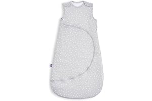 Snuz Baby Sleeping Bag with Nappy Zip - For Easy Nappy Changes, Super Soft Cotton Sleeping Bags Poppers, Meets British Safety Standard, 0-6M