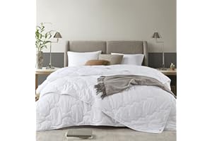 Degrees of Comfort Bettdecke 135x200 2er Set,350gsm 4 Jahreszeiten bettdecken&150gsm Sommerdecke, 500gsm für Winter, Atmungsaktive Steppdecke Schlafdecke Allergikergeeignet, Oeko-Tex Standard 100