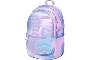 Baagl Kinderrucksack, Schulrucksack für Kinder mit ergonomisch geformter Rücken, Brustgurt und reflektierende Elemente