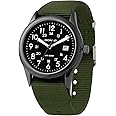 cicininc Expedition Scout Wrist Watch for Men Women 38mm Rugged Outdoor Wind Up Military Analog Watches, Everyday Quartz Wristwatch for All