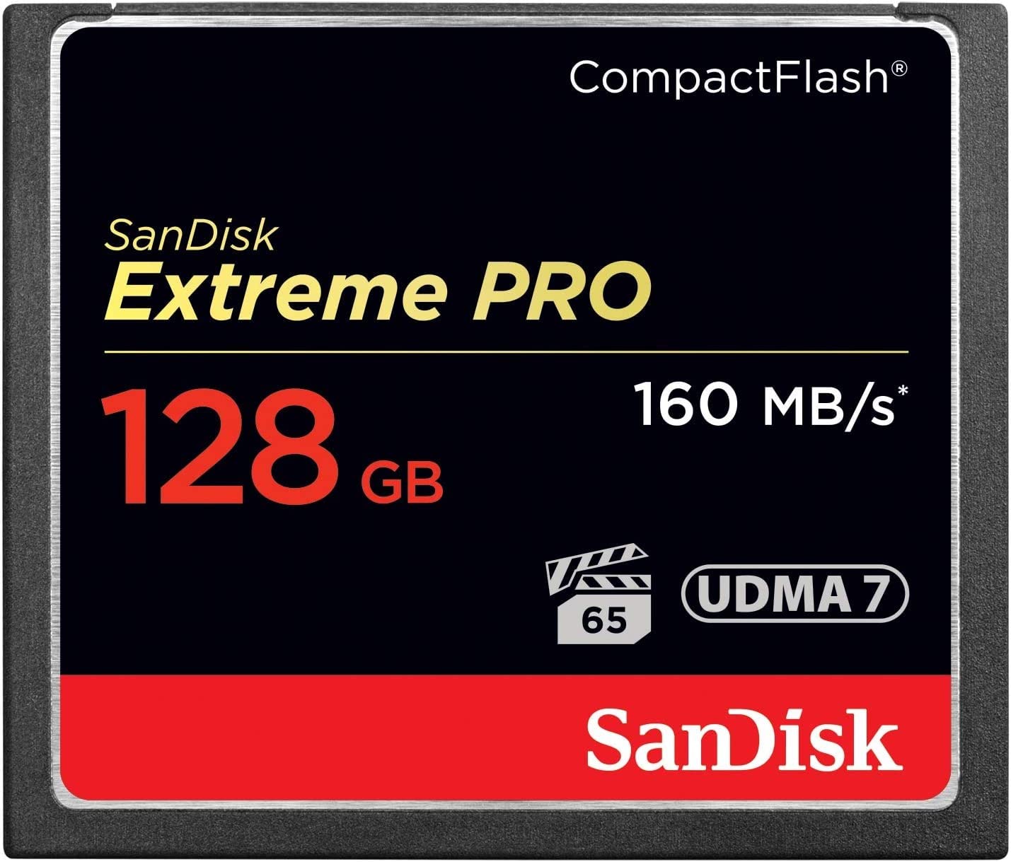 SanDisk 128GB Extreme PRO Compact Flash Memory Card UDMA 7 Speed Up to 160MB/s