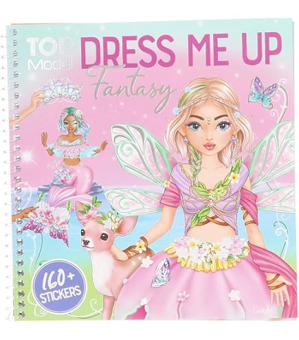 Depesche Ylvi Create Your Unicorn World Sticker Book - 20 Background Pages + 6 Sticker Sheets (Glitter, Foam, Silver), 24.5x18 Cm - View #6