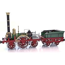 OcCre Adler 蒸気機関車 1/24 Occre Model Train Adler Locomotive 1:24 Scale, 18.0 x 9.0 x