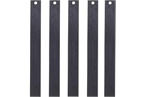 TIBROMTACK Anodenplatten aus Titan, 5 Stück, mit Ruthenium-Iridium-MMO-Beschichtung, zur Reinigung von Schwimmbädern oder zur Herstellung von Chlor