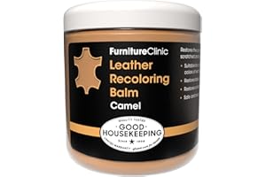 Furniture Clinic Balsam do odświeżania skóry, odświeżacz koloru skóry, do tapicerki wyblakłej i porysowanej skóry, foteli samochodowych, butów i odzieży, 16 kolorów (wielbłądzi)
