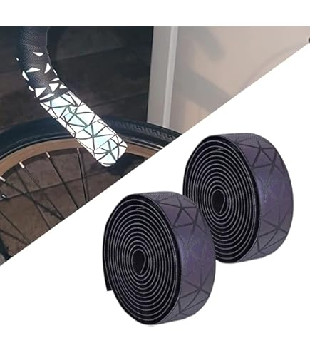 thumbnail image 2 of Alien Pros Bike Handlebar Tape PU (Set Of 2) Black - Enhance Your Bike 2 of 11