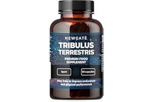 NEWGATE LABS Tribulus Terrestris Extract 90 High Strength Capsules - Strong Booster Supplements - Made in The UK - Halal