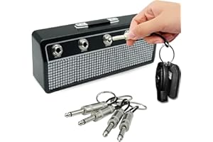 LIAKAI MYSHELL Porte-clés standard, crochets muraux avec 4 anneaux pour guitare