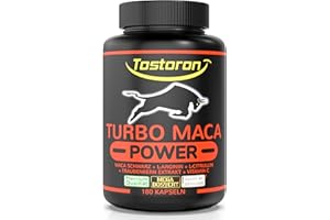 ‎AKTIVMEN´S Tostoron TURBO MACA POWER hochdosiert - MACH DICH BOSS! - 180 Kapseln L-Arginin AKG + L-Citrullin Malat, MACA SCHWARZ, Traubenkern Extrakt, Vitamin C - 1 Dose (1x155g)