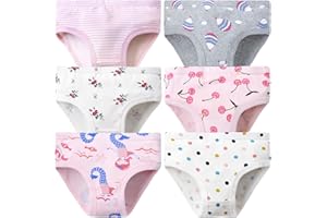 Adorel Culotte Pur Coton Slip sous-vêtement Fille Lot de 6