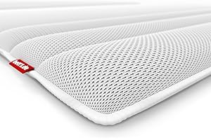 ‎BODYGUARD bett1 BODYGUARD Topper 90x200 cm (extra weiche Matratzen-Auflage, ca. 4 cm Höhe, Kern aus Kaltschaum, ergonomische Zonen, optimale Druckentlastung, rutschfest, Oeko-Tex 100)