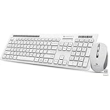 ZEBRONICS Zeb-Companion 500 2.4GHz Wireless Keyboard and Mouse Set, USB Nano Receiver, Chiclet Keys, Ultra Silent, Power On/O