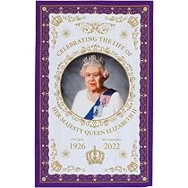 Souvenir-Geschirrtuch Queen Elizabeth II 1926–2022 – 44x72 Cm Baumwolle, Dekoratives Andenken Für Zuhause