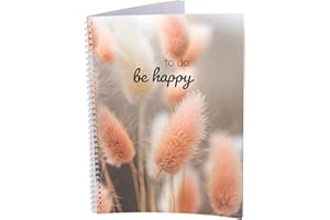 ‎DRUCK.DE druck.de 5 Stück Collegeblöcke Set, Notizbuch in DIN A4, 80 Blatt, 80g Volumenpapier, 300g Umschlag, Spiralbindung weiß, gelocht, mit Korrekturrand und Abrisskante (Jugendliche, Liniert)