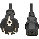 2 Metre 3x1.5mm&sup2; C13 To Schuko G&uuml;&ccedil; Kablosu | Iec Uzatma Power Kablosu