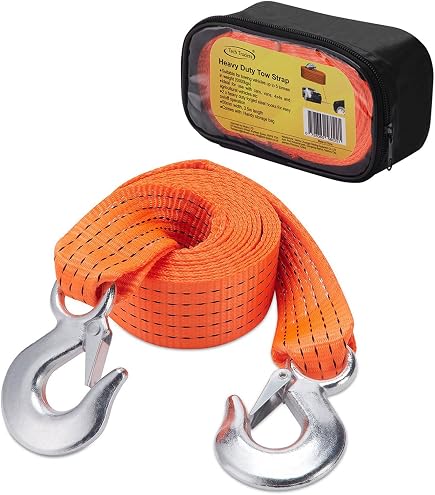 2-Pack 5 Ton A-Frame Towing Dolly Straps - 1.5m Long, 50mm Wide, UK Made