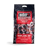 Weber 17591 - Barbek&uuml; i&ccedil;in K&ouml;m&uuml;r Briketleri, 8 kg