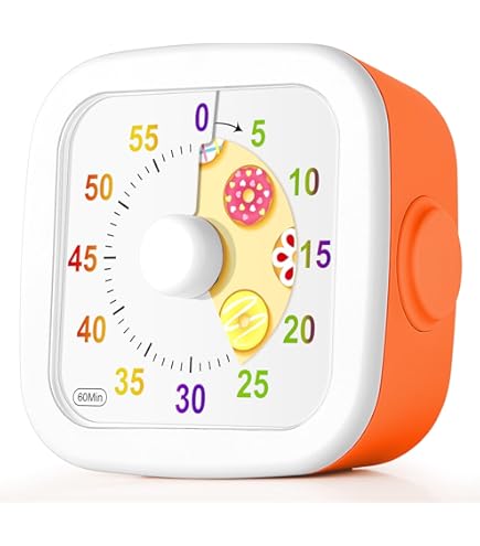 Timer Visivo Per Bambini A Forma Di Razzo, Conto Alla Rovescia 0-24 Ore Con Semaforo E Allarme, Gestione Del Tempo