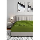 Soley 160x200 Lastikli Fitted Penye &Ccedil;arşaf, Yeşil