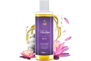 Vibratissimo ”Relax” – lugnande massageolja för avkoppling, erotisk kärleksolja, 100 ml