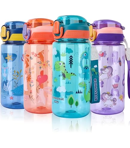 Gourde Aluminium Licorne Julian Ross 500ml Pour Enfants - Bec Rétractable, Sans BPA, Légère Et Durable - 2