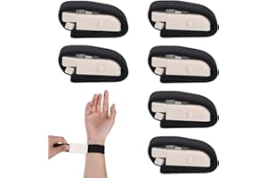 CHANUMETAL 6 Stück Stauschlauch Blutabnahme Set, Schnappbarer Tourniquet, 6 Schwarz Venenstauer Blutabnahme Set zum Üben für die Notfallversorgung im Freien