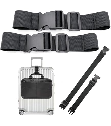 Lot De 4 Sangles à Bagages, Attache-veste, Sangles à Bagages